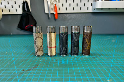 DIY Luxury Mini Bic Lighter Sleeves (Louis Vuitton) - SSG - $74.99