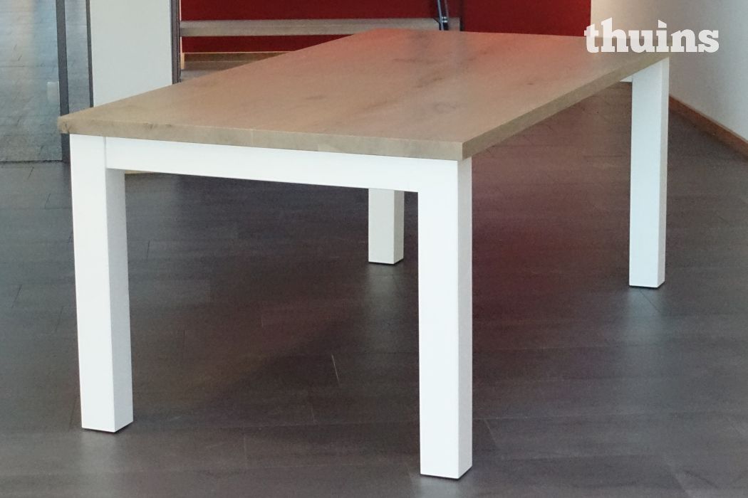 Wonderbaarlijk Eiken tafel Basic | Op maat gemaakt | 2 weken levertijd | Thuins.nl ZR-99
