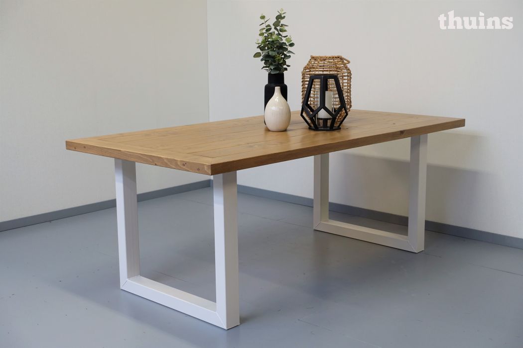 Wonderbaar Tafel stalen poten Urban | Op maat | 2 weken levertijd | Thuins.nl VX-83