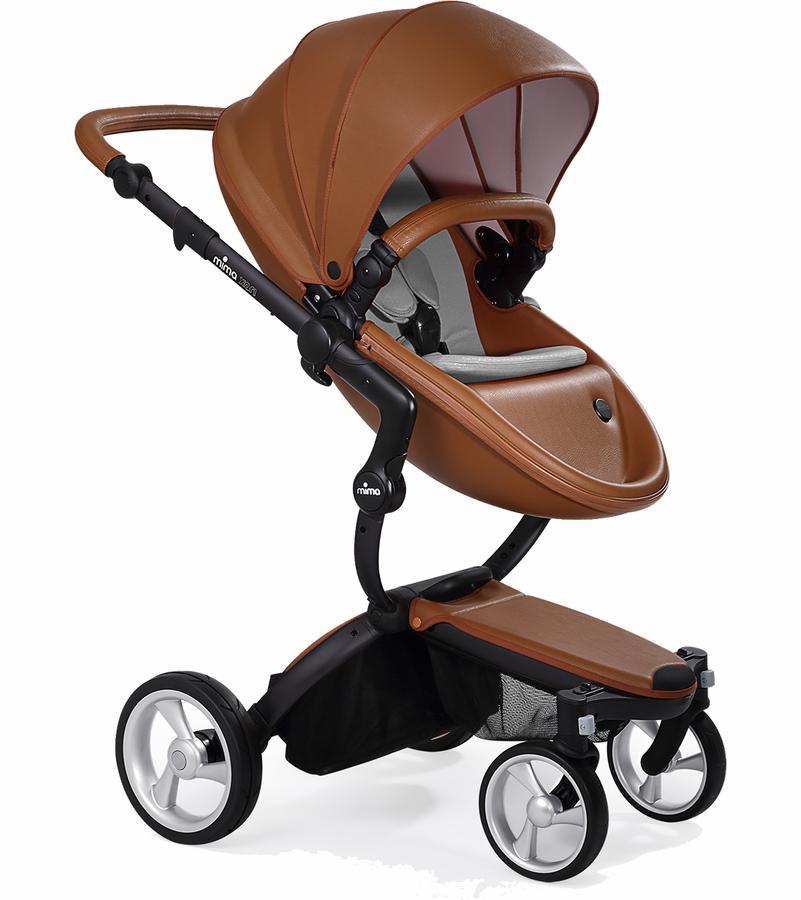 mima stroller brown