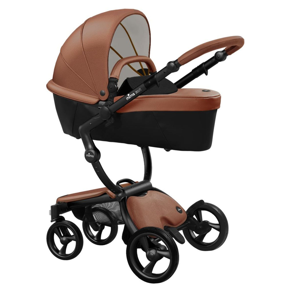 mima stroller brown