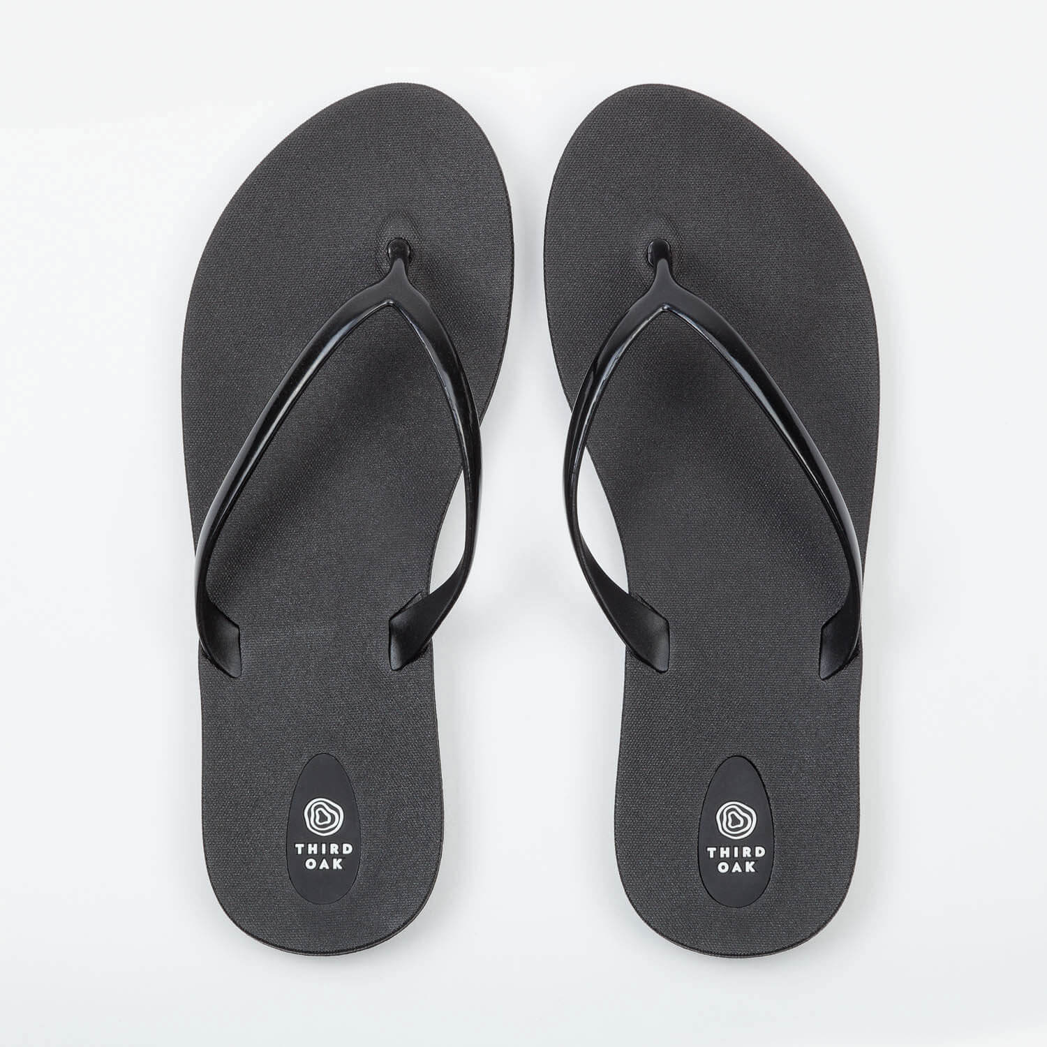 Third Oak Shoes | Scout Toffee Black Recycled Flip Flops | Made in USA