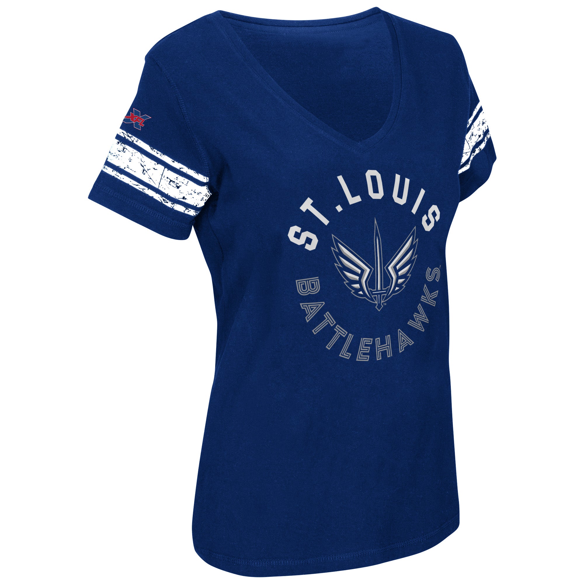St. Louis BattleHawks Ladies First Pick V-Neck T-Shirt - XFL Shop