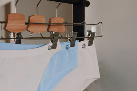 Caroquilla undies on hangers