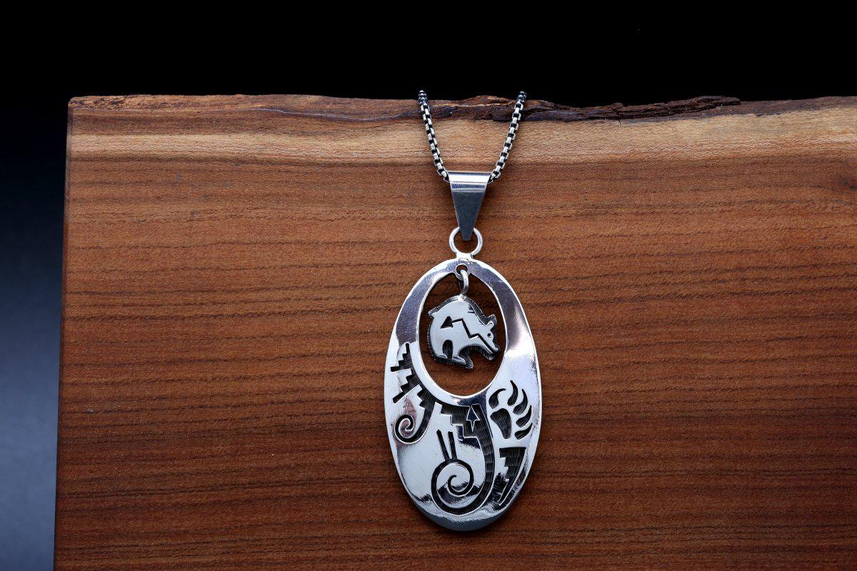 Hopi Bear Pendant – Lema's Kokopelli Gallery