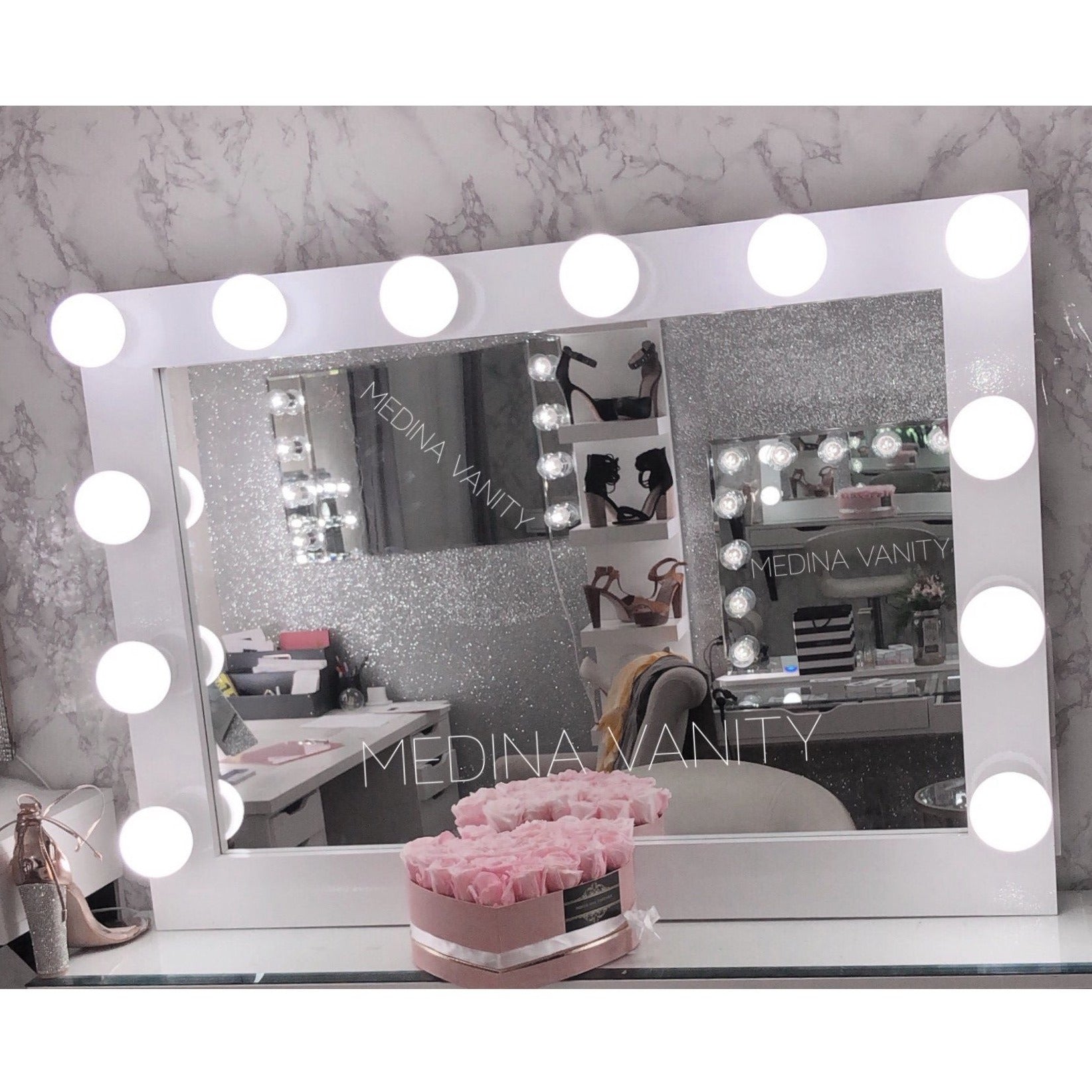 hollywood vanity mirror diy