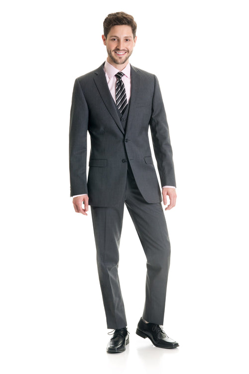 Peter Werth X Very Slim Fit Dogtooth Suit Trousers - Grey | very.co.uk