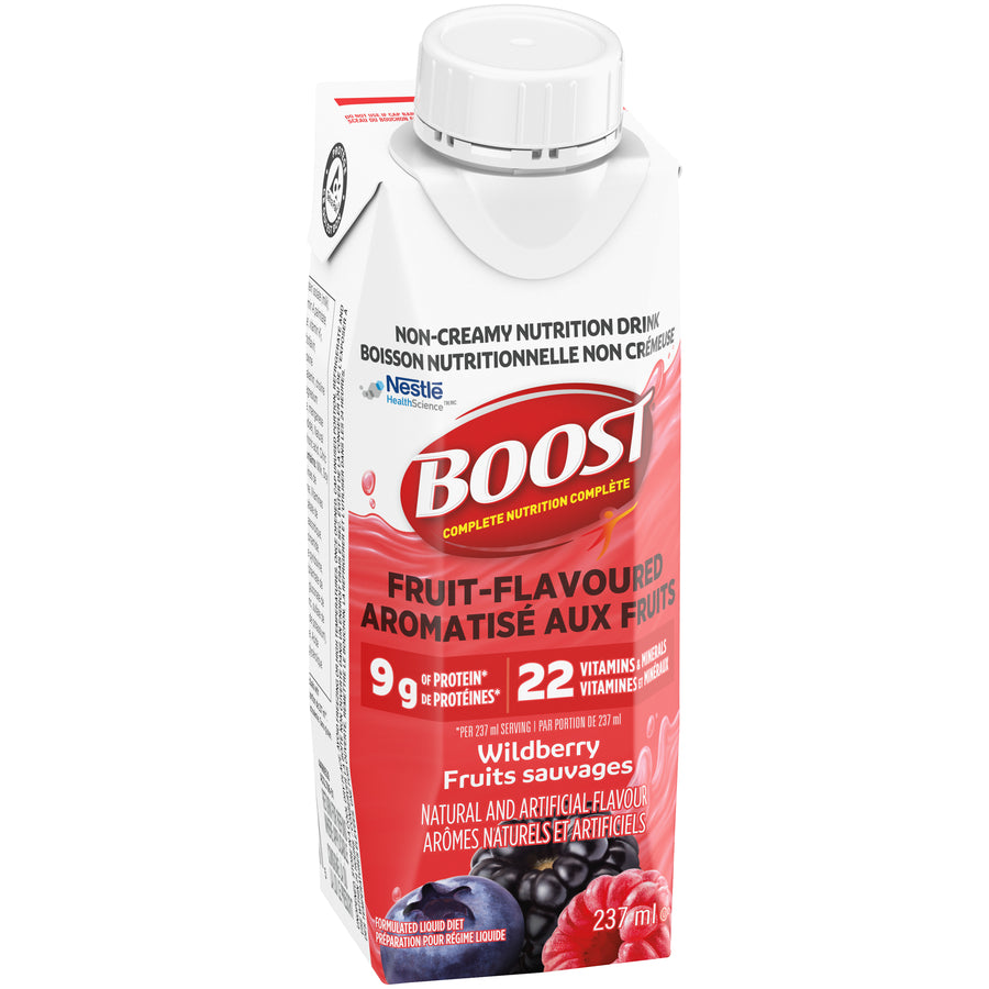 BOOST® FRUIT Beverage Wildberry Prisma, 12 x 237 ml – Nestle Health Science  Shop