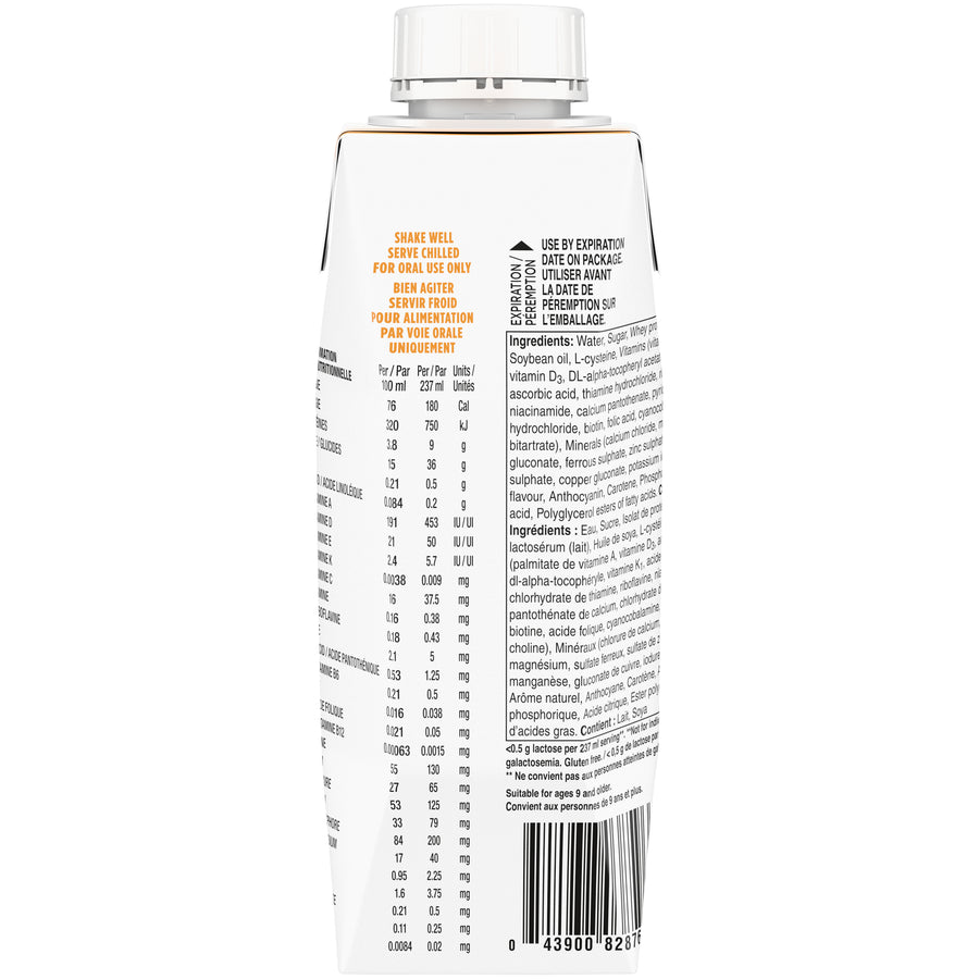 BOOST® FRUIT Beverage Orange Prisma, 12 x 237 ml – Nestle Health Science  Shop