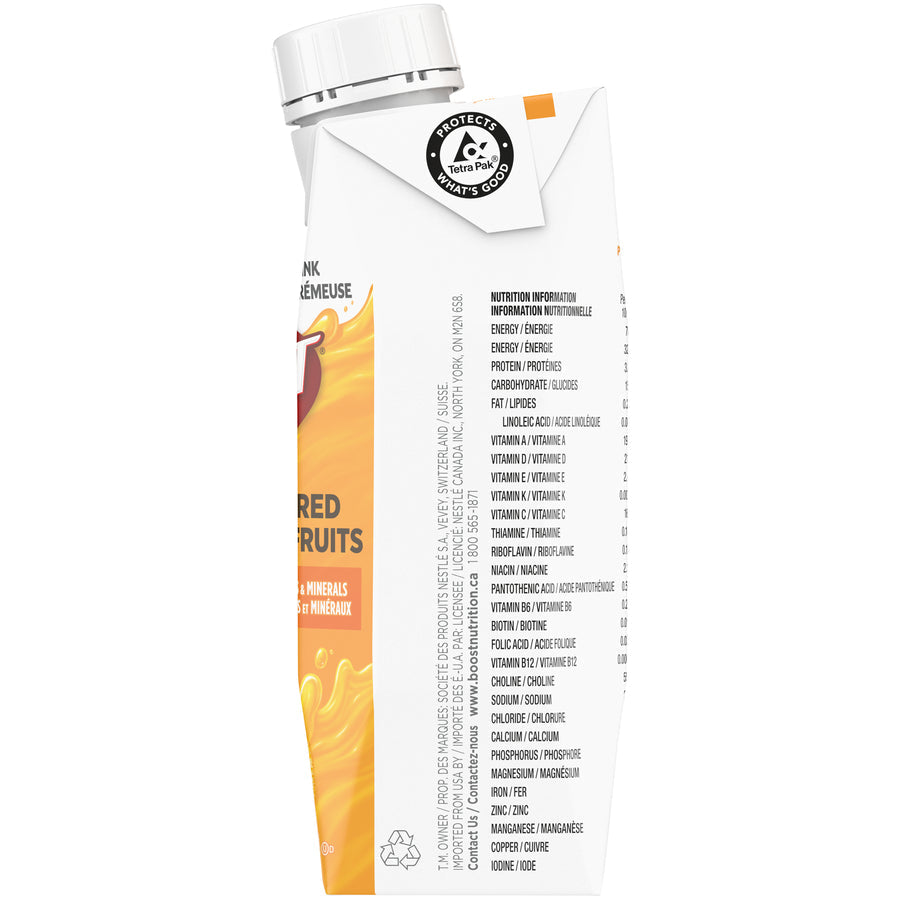 BOOST® FRUIT Beverage Orange Prisma, 24 x 237 ml – Nestle Health Science  Shop