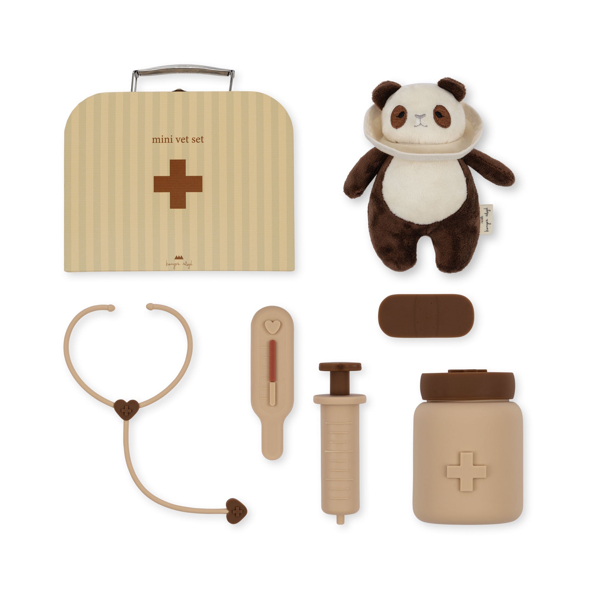 Panda Silicone Vet Set by Konges Sløjd – Maude Kids Decor