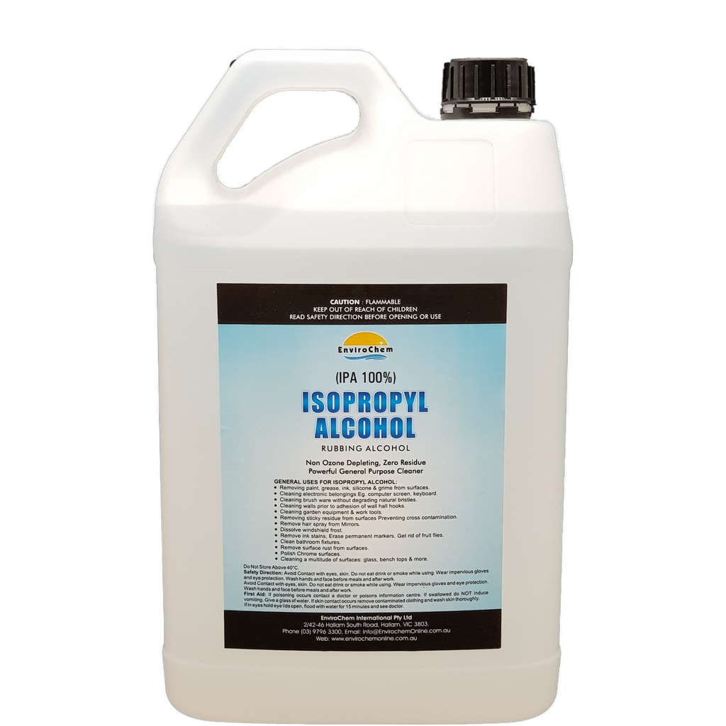 Isopropyl Alcohol 100 Ipa Isopropanol Rubbing Alcohol Envirochem