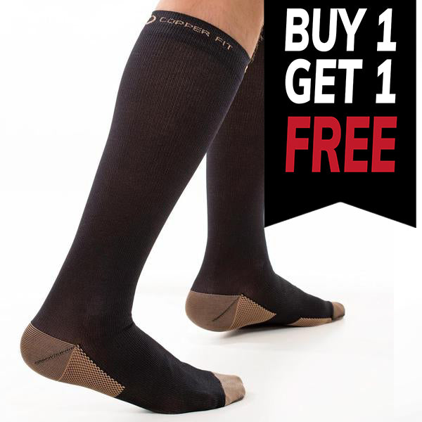 copper fit compression socks compression rating