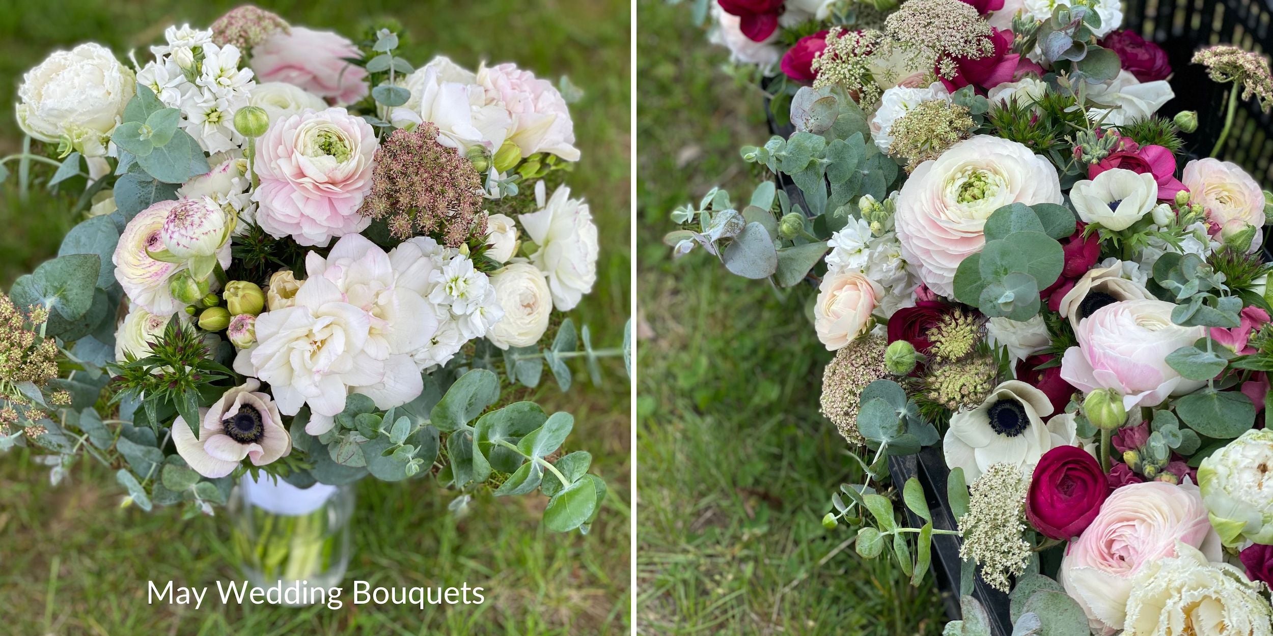 wedding bouquets with ranunculus