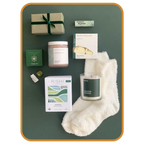 The Into The Woods Bocu - a curated gift box for relaxation and self-care at home
