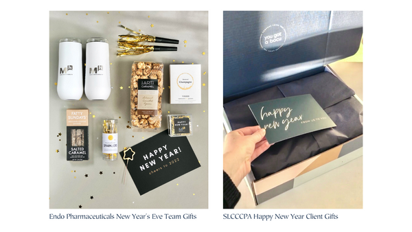Custom Gift Boxes for celebrating the team and clients for the New Year
