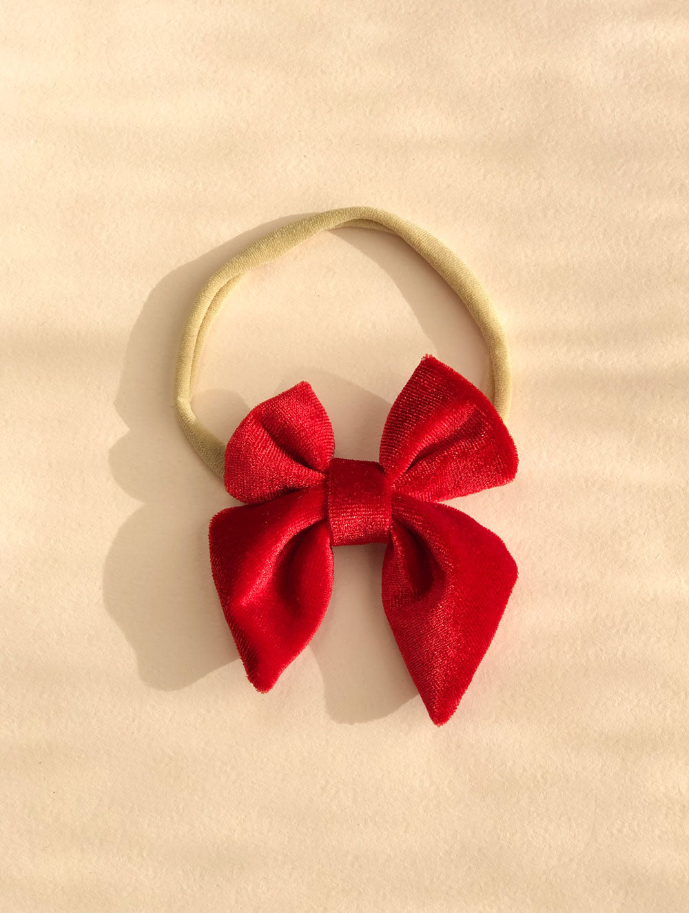 velvet baby headband