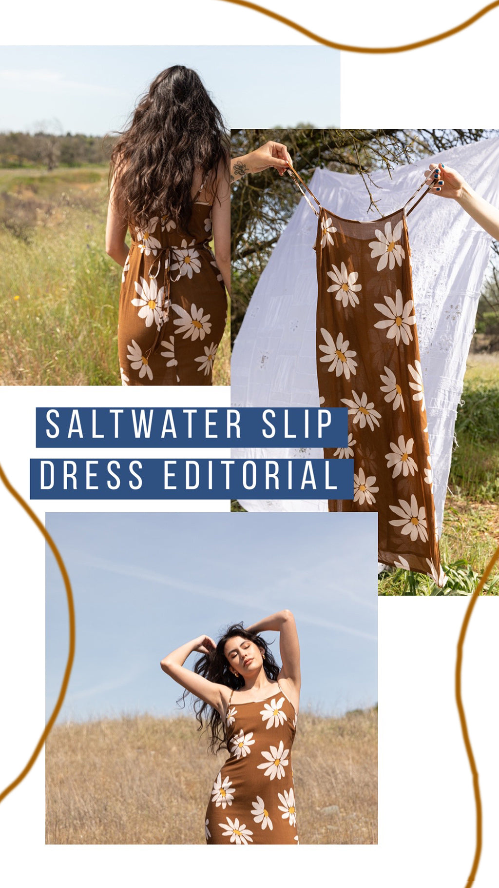 Saltwater Slip Dress Paper Pattern, Friday Pattern Co
