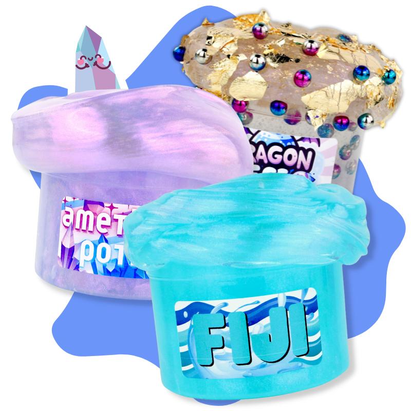 Lychee Jelly Boba Jelly Cube Slime - Shop Slime - Dope Slimes