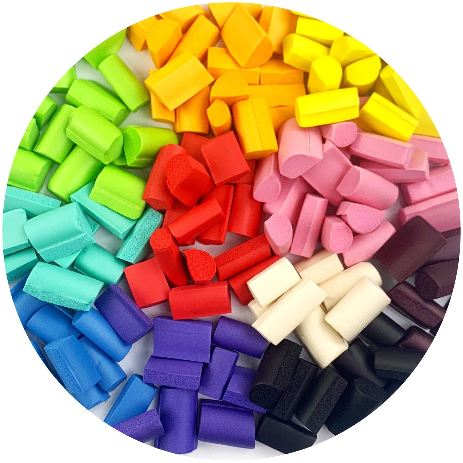 Multi-Pack Large Pastel Foam Beads