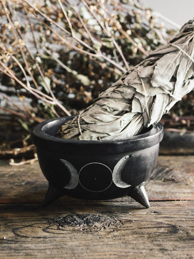 Pentacle Soapstone Bowl - Rite of Ritual