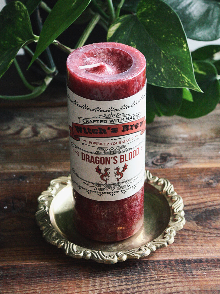 Dragons Blood Candle Witches Brew Aromatherapy Candles