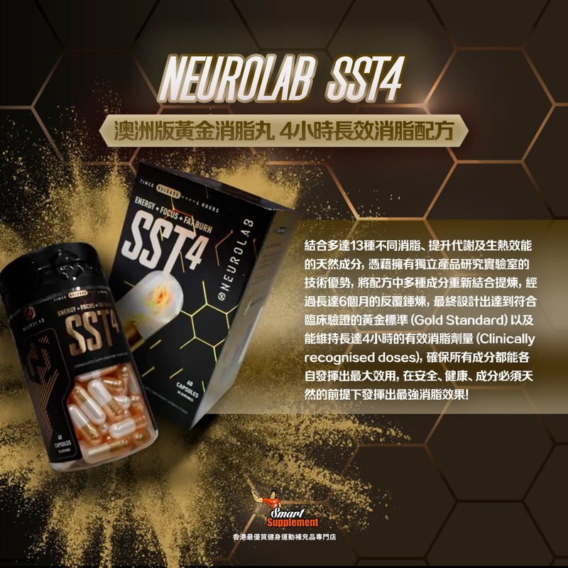 Neurolab SST4 澳洲版「爆汗」消脂金丸 4小時長效消脂配方