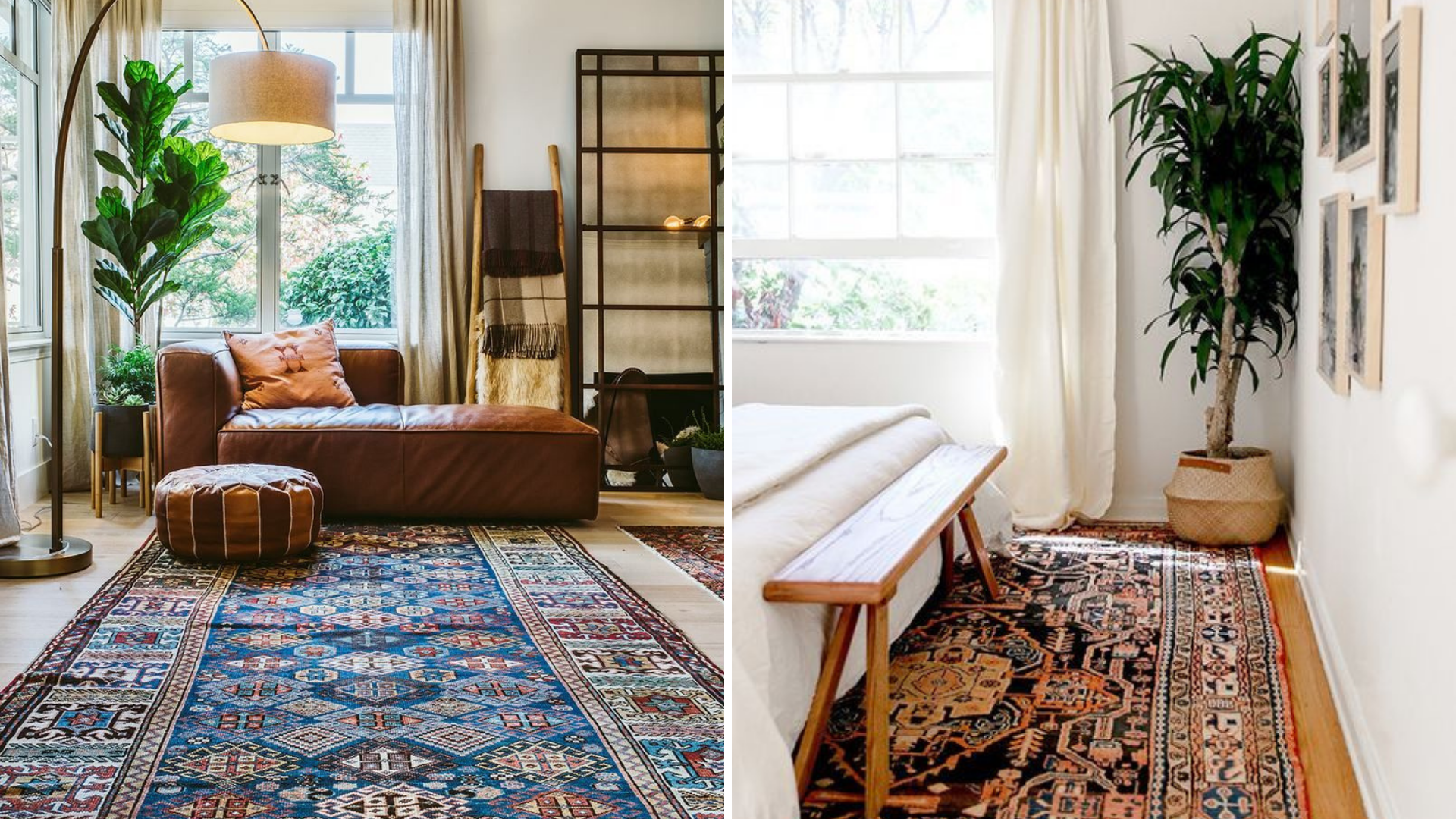 Modern Interiors With Modern Vintage And Antique Rugs