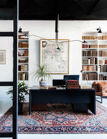 5 Ways A Rug Can Style Your Office | Lilla Rugs | Persian Rugs London