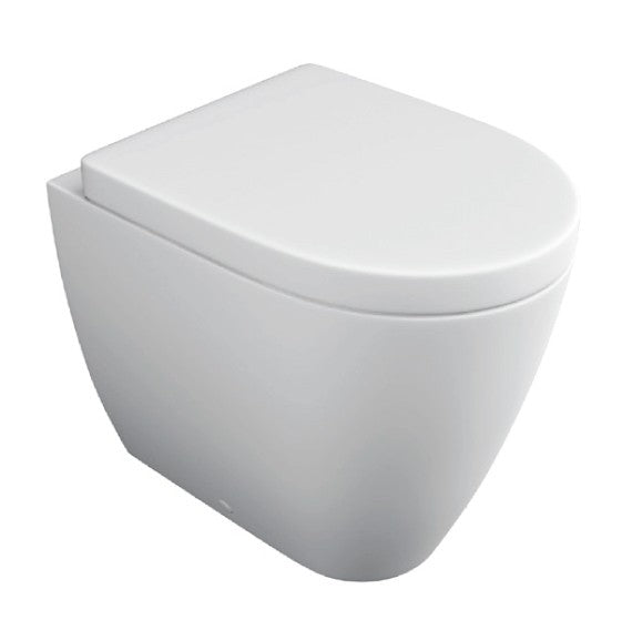 Kartell K-Vit Genoa Back-To-Wall Toilet with Soft Close Seat – Leeds