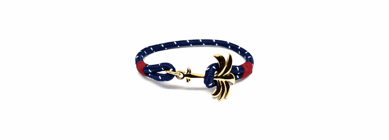 Seven seas single palm anchor bracelet 360 video.
