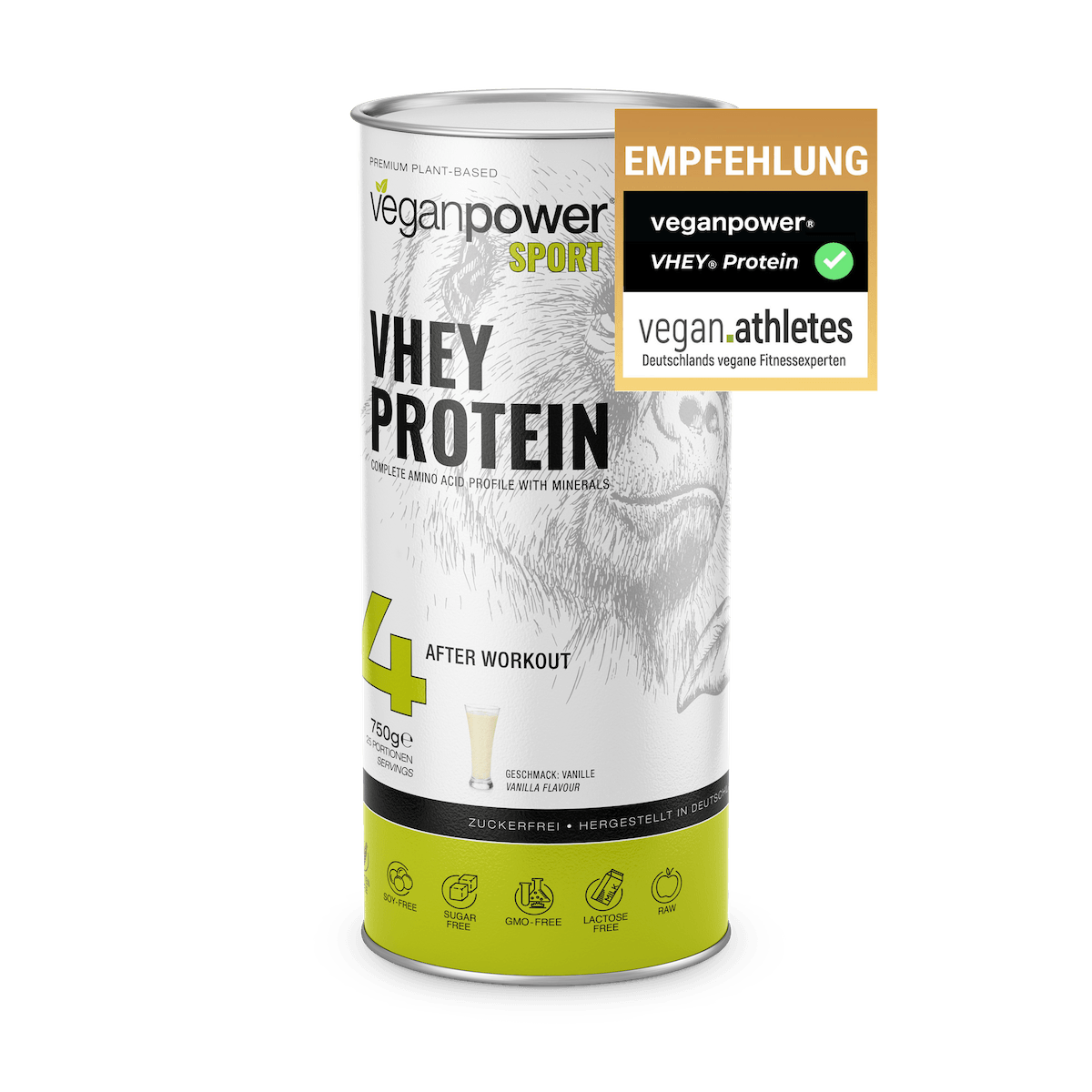 Bestes veganes WHEY Protein Pulver - VHEY Protein® | veganpower®