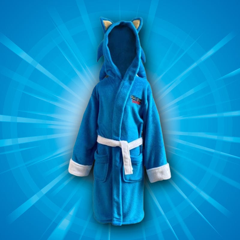 Official Sonic the Hedgehog Cosplay Hooded Children's Bathrobe / Dressing Gown - SEGA SHOP UK product image