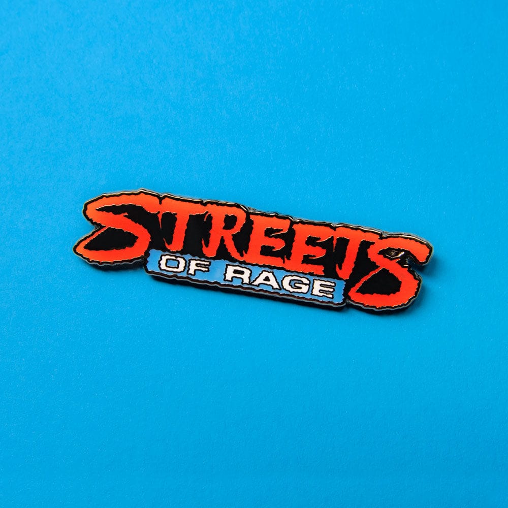 Official SEGA Streets of Rage Logo Pin Badge