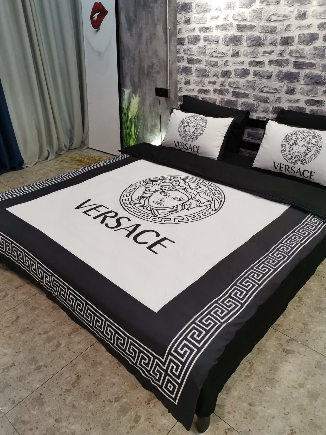 4pcs Queen Bed Versace Doona Quilt Cover Bedding Set Free Auspost