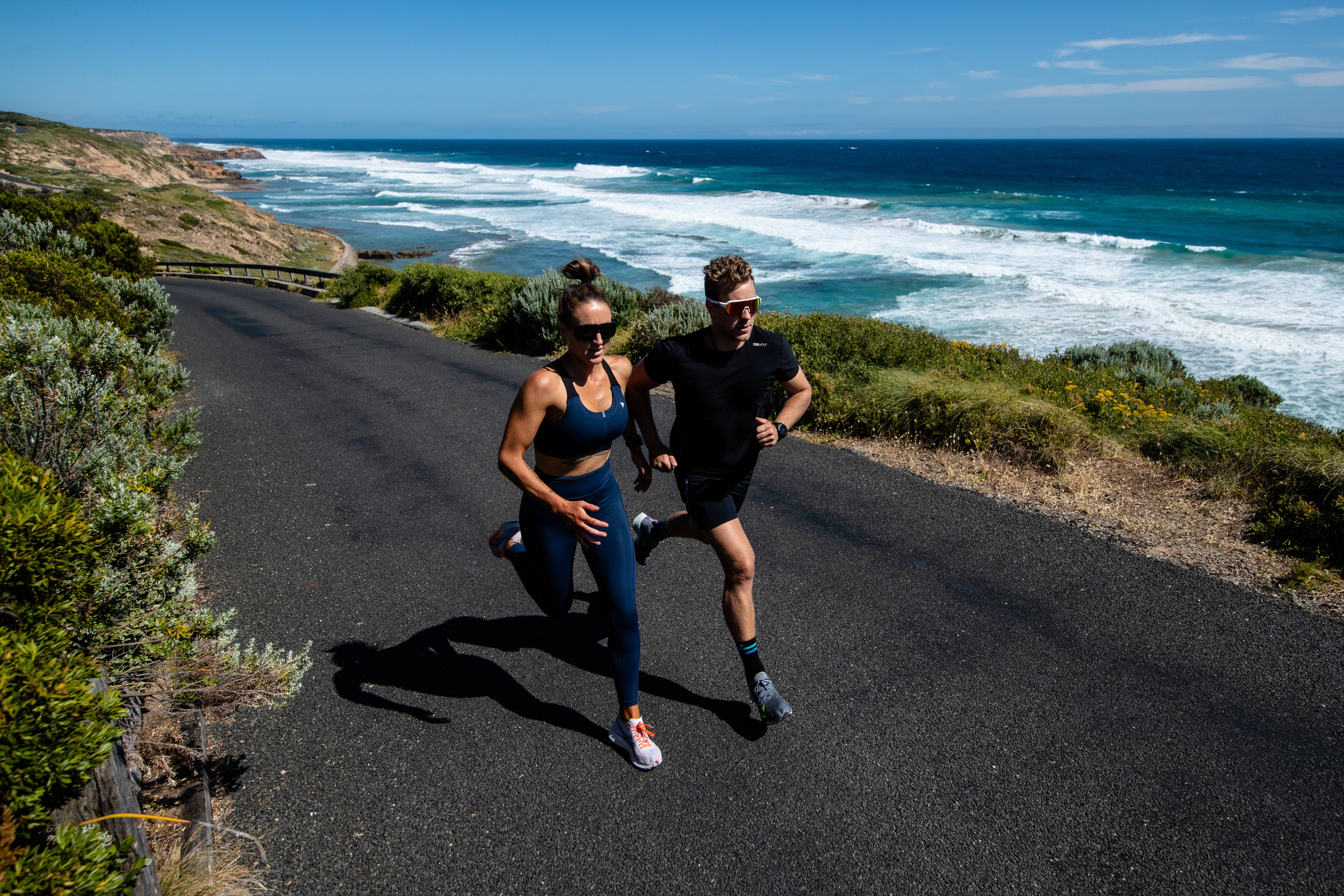 TRI-FIT athleticwear being worn by male and female athletes