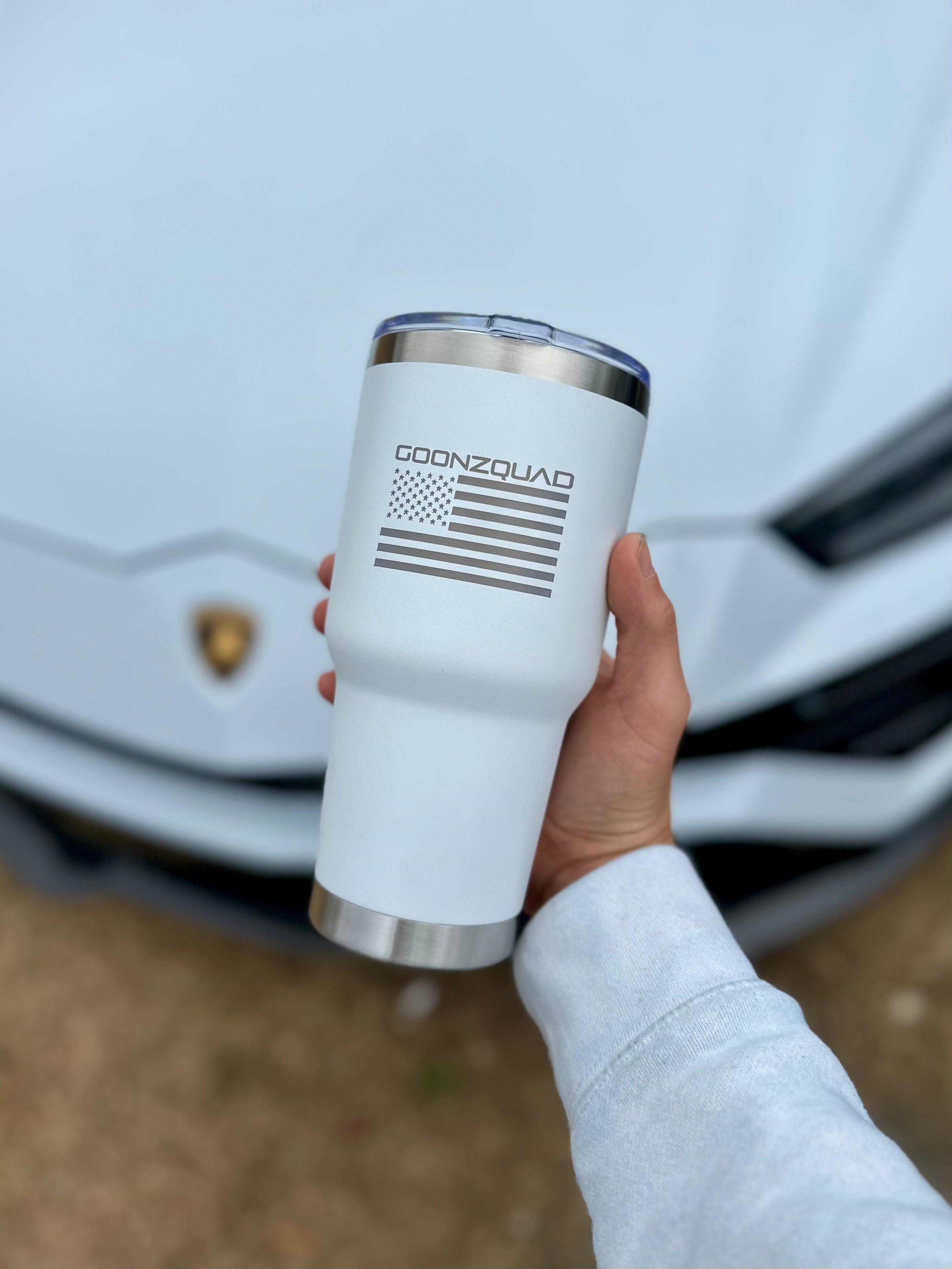 White Goonzquad Tumbler