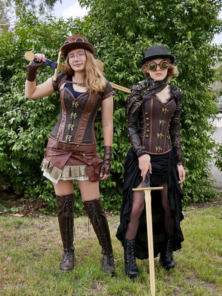 Image result for womenâs steampunk clothing