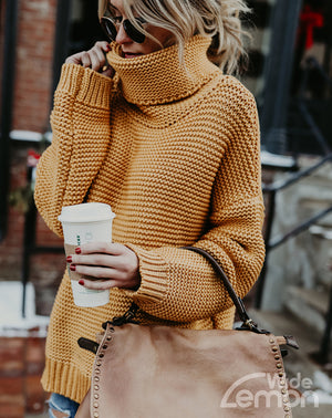 Yellow Knitted Pullover