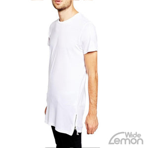 White Longer Length T-Shirt