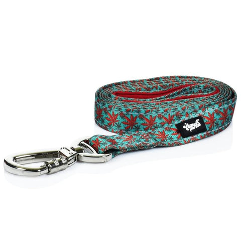 HeadyPet Weed Print Dog Leash