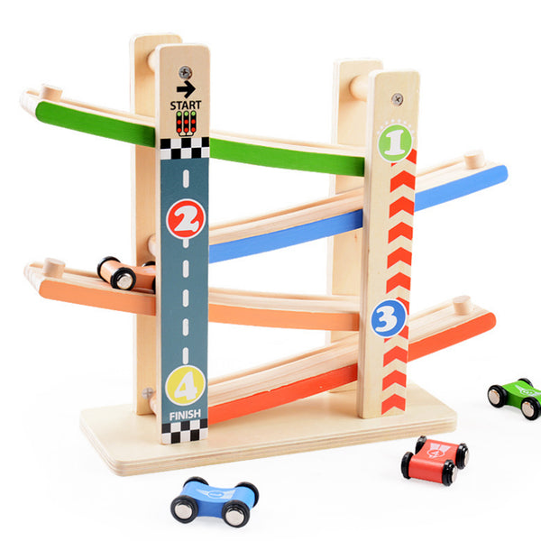 ramp racer wooden toy