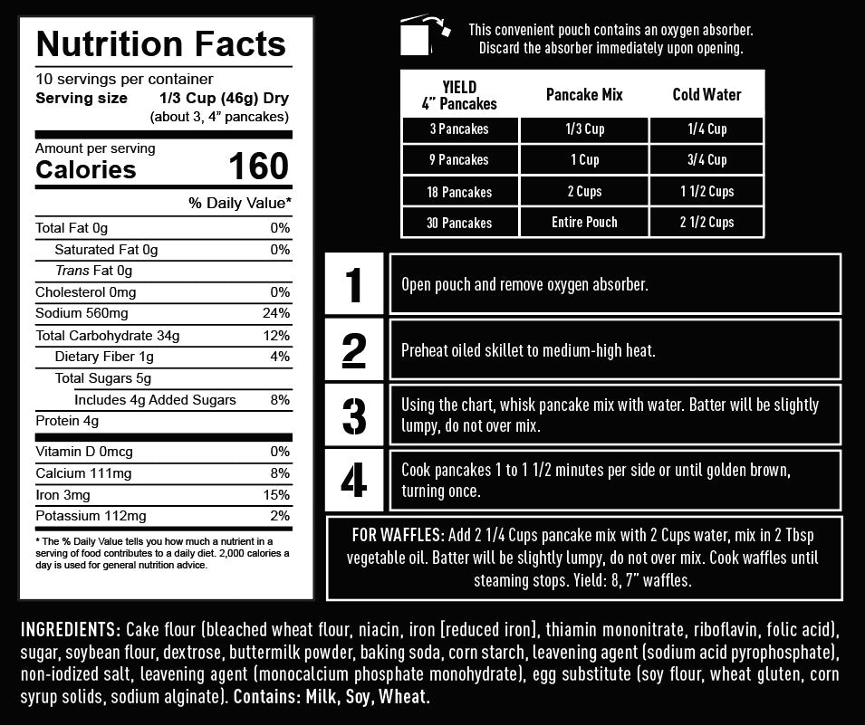 Buttermilk Pancake Mix