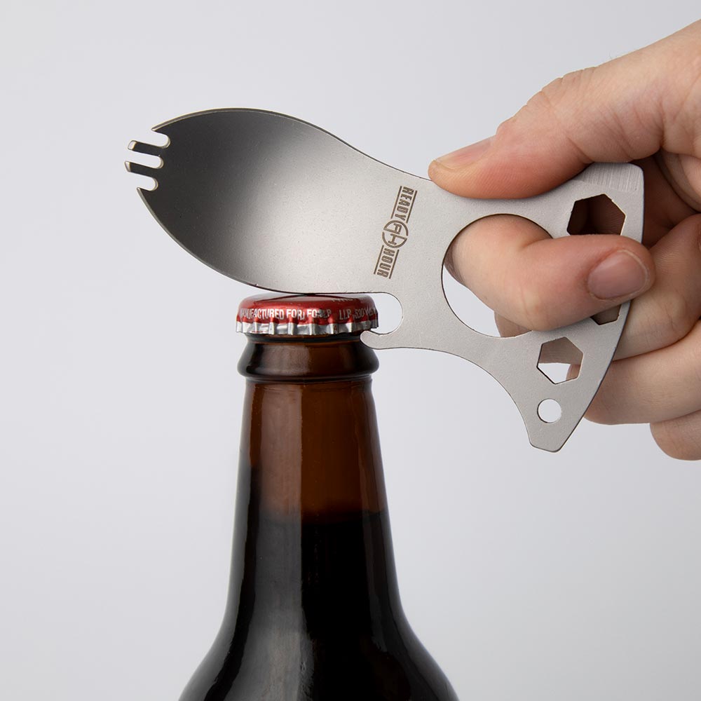 Unique One-Handed Bottle & Beverage Can Opener