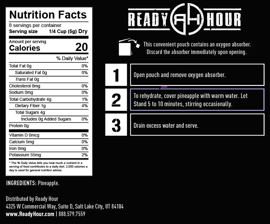 Freeze-Dried Pineapple