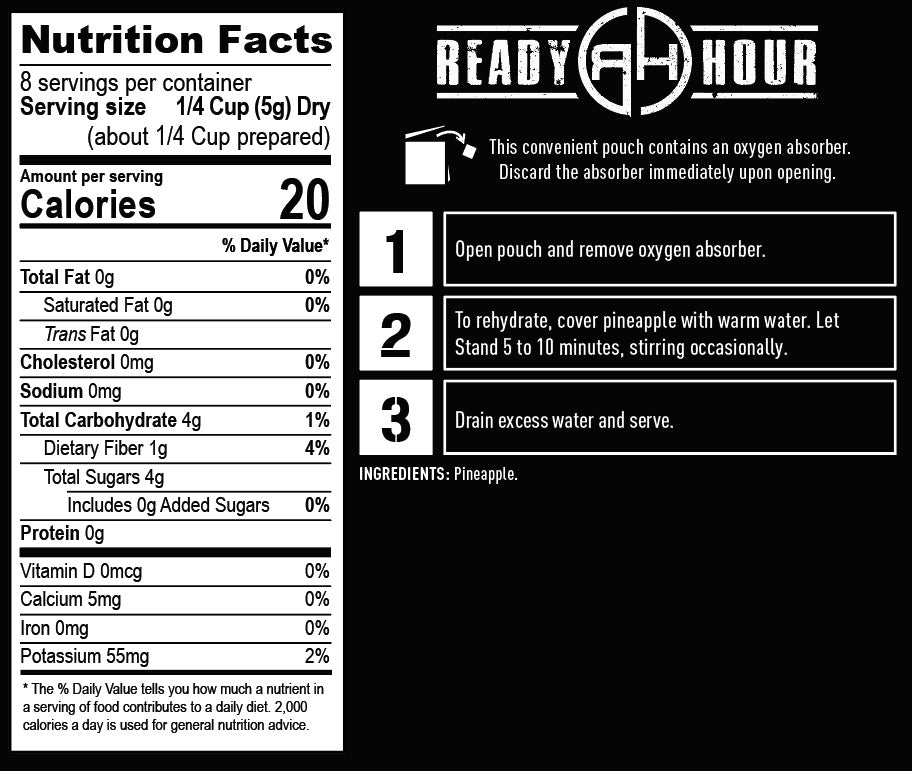 Freeze Dried Pineapple