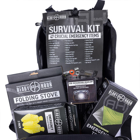 Go-Bag with Ballistic Panel and 60 Bug-Out Essentials - My Patriot