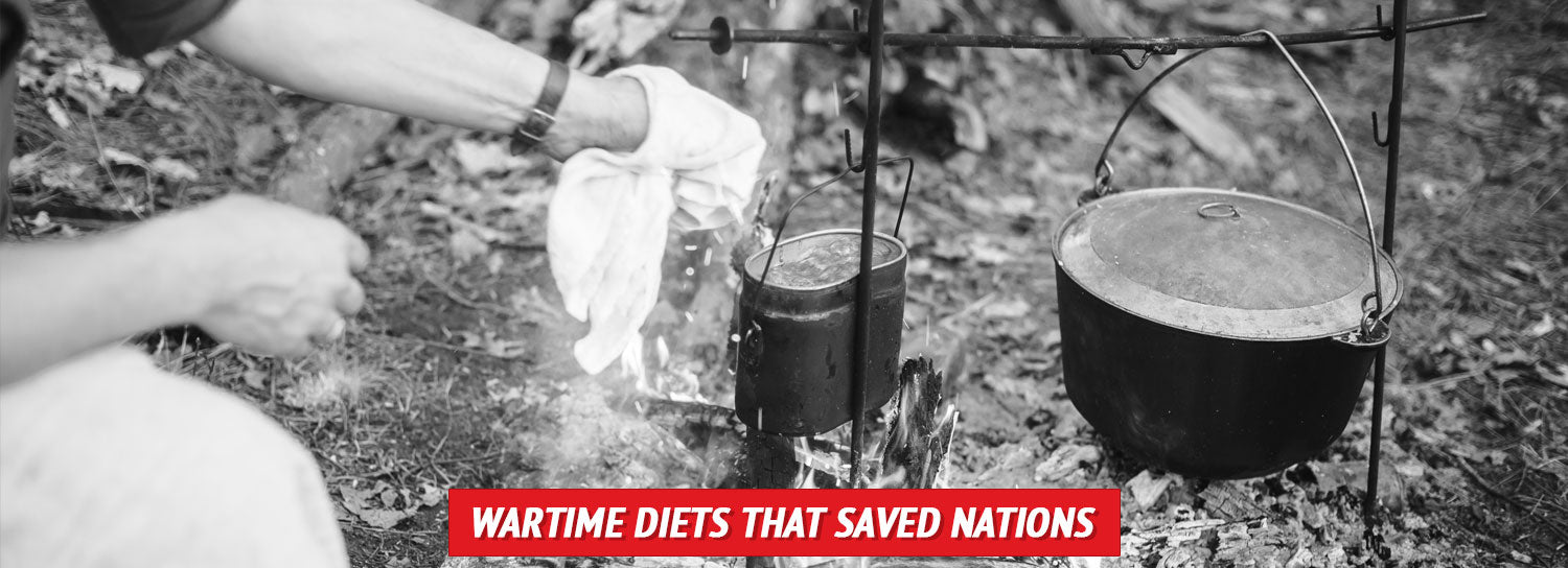 Wartime Diets That Saved Nations - women cooking over a fire