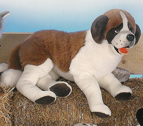 giant st bernard stuffed animal