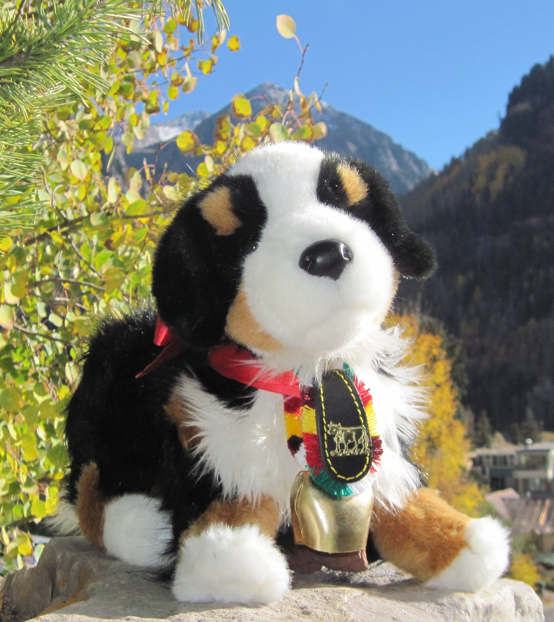 plush bernese mountain dog
